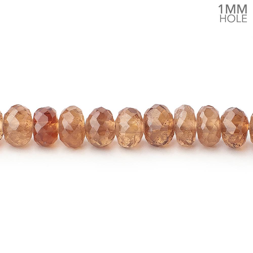 6mm Imperial Topaz Faceted Rondelle Beads 16 inch 110 pieces 1mm Hole (ONLINE ORDER ONLY)