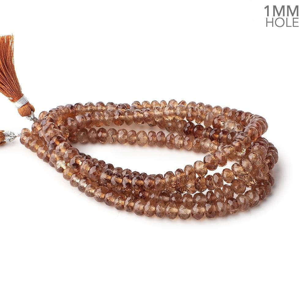 6mm Imperial Topaz Faceted Rondelle Beads 16 inch 110 pieces 1mm Hole (ONLINE ORDER ONLY)