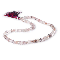 6mm Moss Amethyst Faceted Rondelle Beads 16 inch 103 pieces (ONLINE ORDER ONLY)