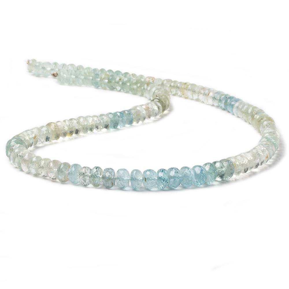 4.5mm Multi Color Beryl Beads Faceted Rondelle 15 inch 148 pieces (ONLINE ORDER ONLY)
