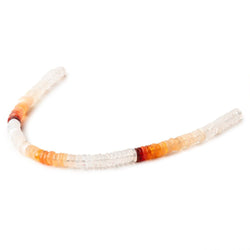 6mm Multi Color Mexican Fire Opal Plain Heishi Beads 8 inch 112 pieces (ONLINE ORDER ONLY)
