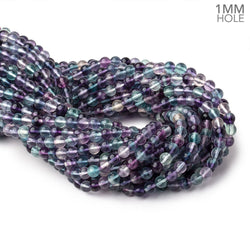6mm Multi Color Fluorite Plain Round Beads 15.5 inch 70 pieces AA 1mm hole (ONLINE ORDER ONLY)