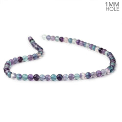 6mm Multi Color Fluorite Plain Round Beads 15.5 inch 70 pieces AA 1mm hole (ONLINE ORDER ONLY)