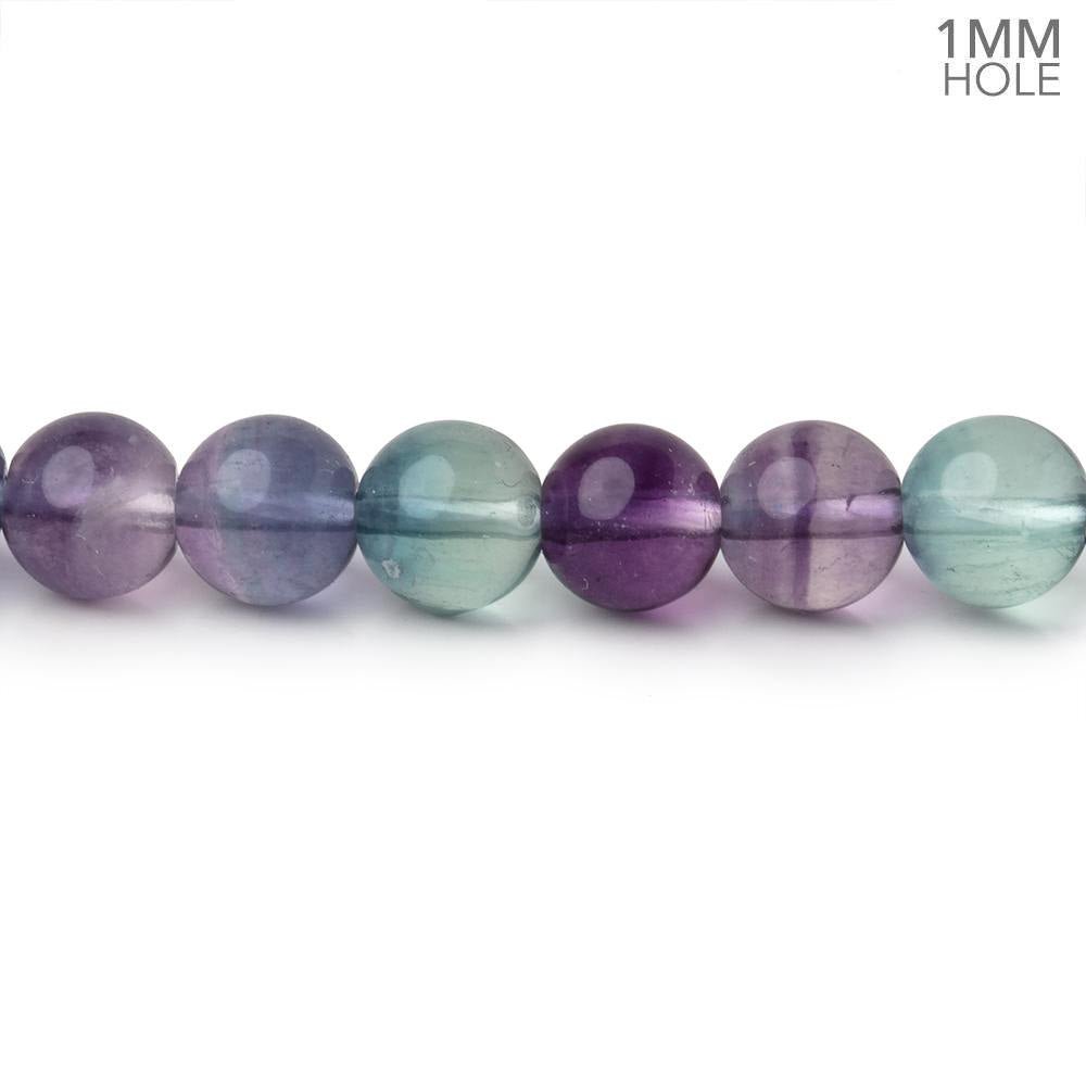 6mm Multi Color Fluorite Plain Round Beads 15.5 inch 70 pieces AA 1mm hole (ONLINE ORDER ONLY)