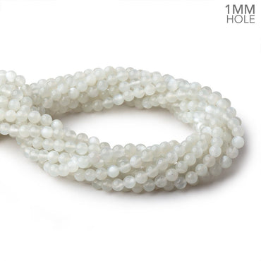 6mm Pale Grey Moonstone Plain Rounds 16 inch 69 Beads 1mm hole (ONLINE ORDER ONLY)