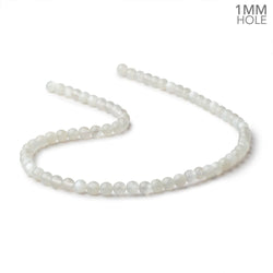 6mm Pale Grey Moonstone Plain Rounds 16 inch 69 Beads 1mm hole (ONLINE ORDER ONLY)