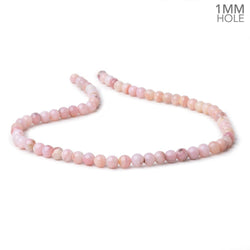 6mm Pink Peruvian Opal Plain Round Beads 15.5 inch 66 pieces 1mm Hole (ONLINE ORDER ONLY)