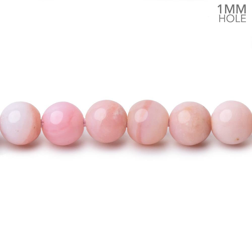 6mm Pink Peruvian Opal Plain Round Beads 15.5 inch 66 pieces 1mm Hole (ONLINE ORDER ONLY)
