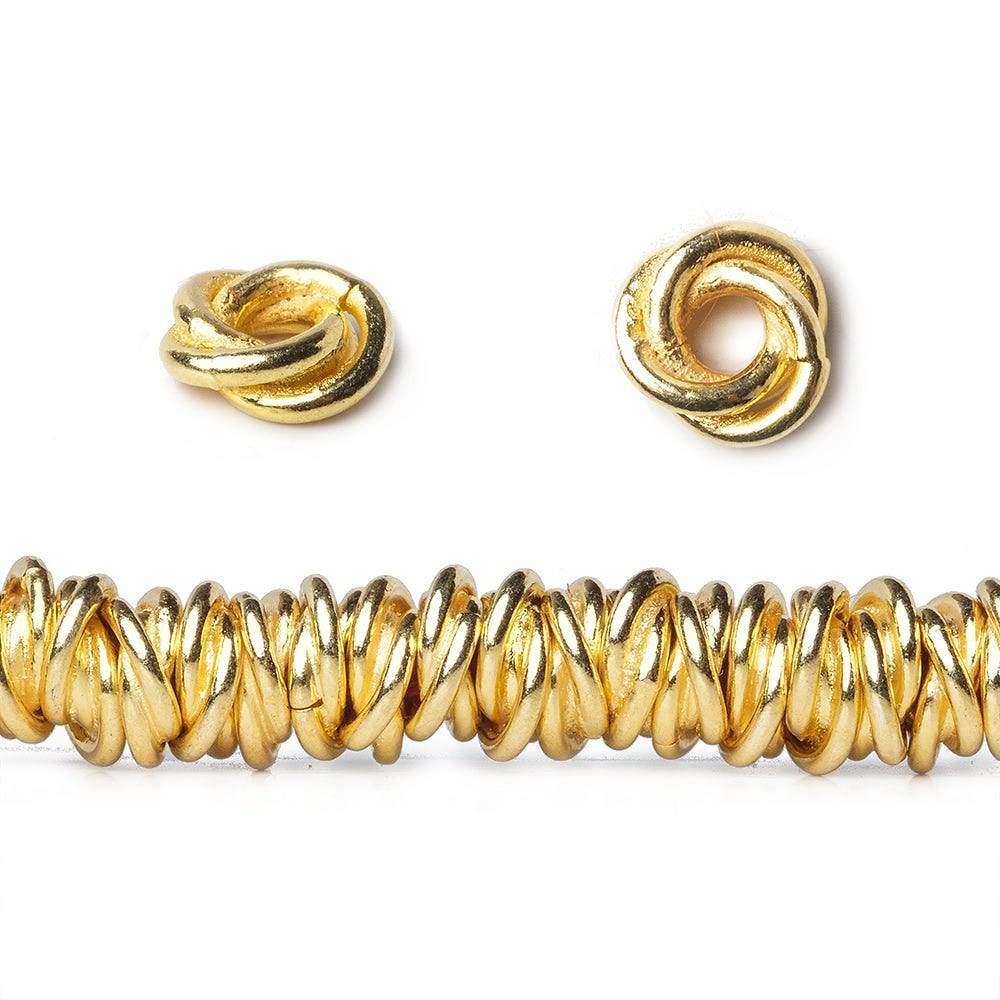 6mm Plain Mobius Large Hole Spacer Beads 8 inch 88 pieces (ONLINE ORDER ONLY)