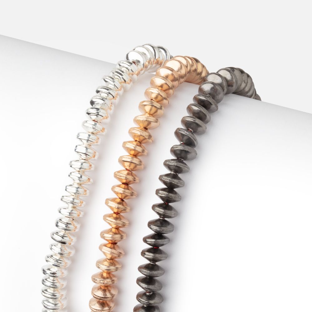 6mm Polished Disc Beads (ONLINE ORDER ONLY)