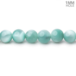 6mm Russian Green Angelite Plain Round Beads 15.5 inch 66 pieces AA (ONLINE ORDER ONLY)