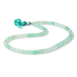 6mm Shaded Chrysoprase Faceted Rondelle Beads 16 inch 90 pieces AA (ONLINE ORDER ONLY)