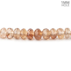 6mm Shaded Imperial Topaz Faceted Rondelle Beads 16 inch 106 pieces 1mm Hole (ONLINE ORDER ONLY)