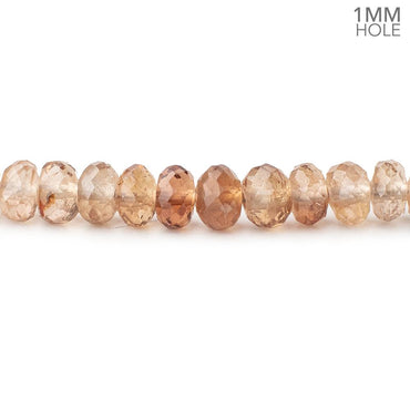 6mm Shaded Imperial Topaz Faceted Rondelle Beads 16 inch 106 pieces 1mm Hole (ONLINE ORDER ONLY)