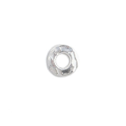 6mm Sterling Silver Hammered Jump Ring Connector 2.5mm ID Set of 10 pieces (ONLINE ORDER ONLY)