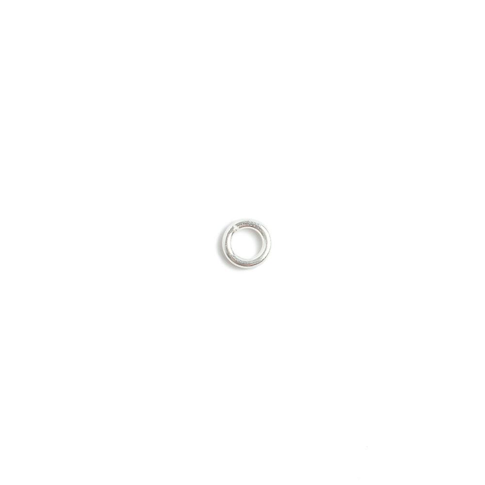 6mm Sterling Silver Open Plain Jump Ring Set of 25 pieces 16 gauge wire (ONLINE ORDER ONLY)