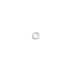 6mm Sterling Silver Open Plain Jump Ring Set of 25 pieces 16 gauge wire (ONLINE ORDER ONLY)