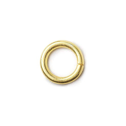 6mm Vermeil Plain Jumpring 25 rings per bag (ONLINE ORDER ONLY)
