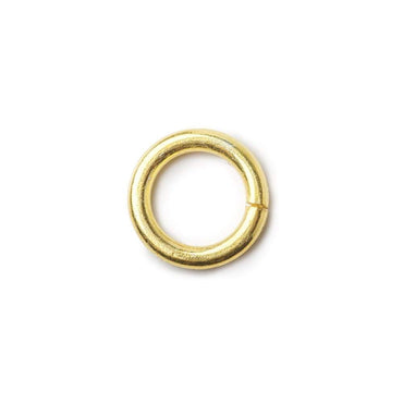 6mm Vermeil Plain Jumpring 25 rings per bag (ONLINE ORDER ONLY)