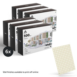 Bundle kit of 6 Arckit A500 Architectural Model Building Kits & Building Plates (ONLINE ORDER ONLY)
