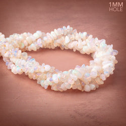 6x2-10x5mm Ethiopian Opal Plain Nugget Beads 16 inch 121 pieces 1mm Hole (ONLINE ORDER ONLY)