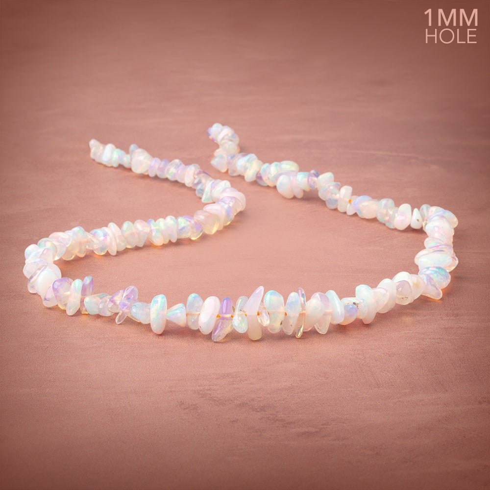 6x2-10x5mm Ethiopian Opal Plain Nugget Beads 16 inch 121 pieces 1mm Hole (ONLINE ORDER ONLY)