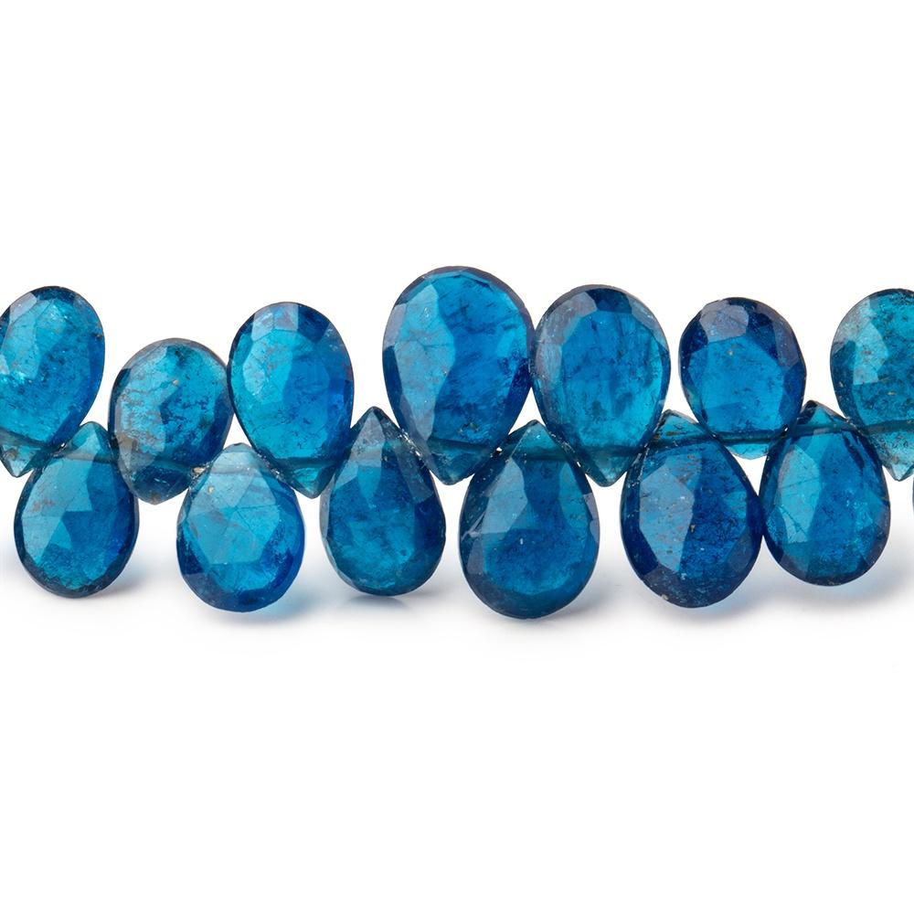 6x4-10x7mm Neon Apatite Faceted Pear Beads 8.5 inch 64 pieces AAA (ONLINE ORDER ONLY)