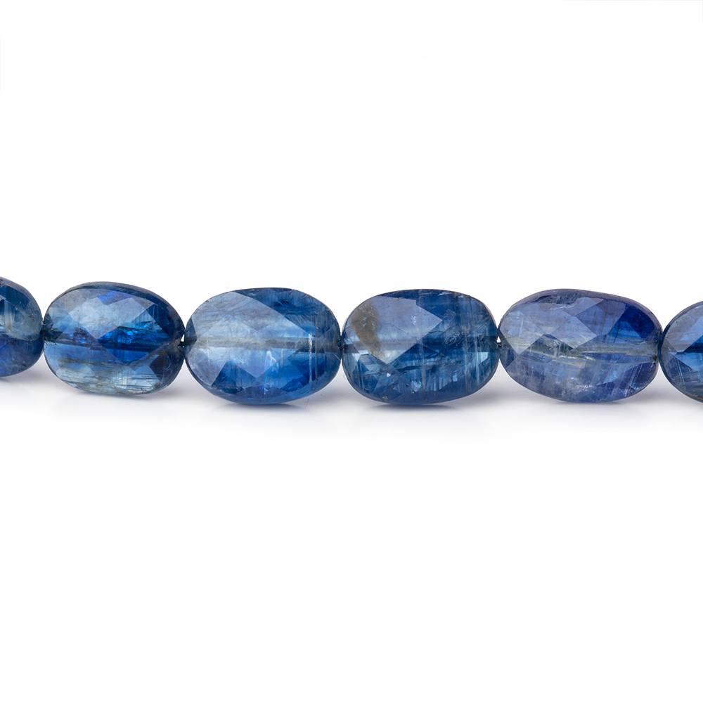 6x4-11x9mm Kyanite Faceted Oval Nugget Beads 16 inch 52 pieces (ONLINE ORDER ONLY)