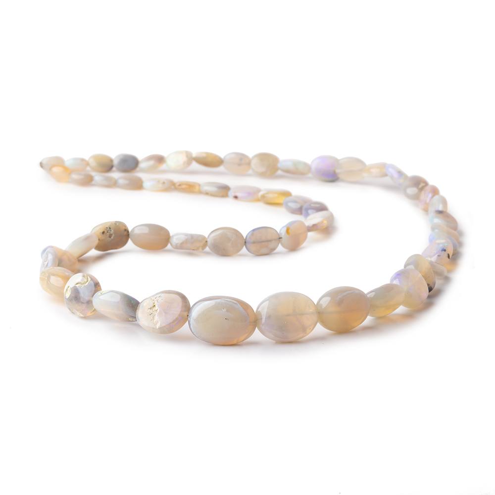 6x4-14x10mm Australian Opal Plain Nugget Beads 18 inch 52 pieces (ONLINE ORDER ONLY)