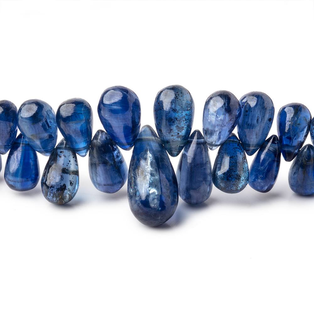 6x4-15x7mm Kyanite Plain Tear Drop Beads 10 inch 96 pieces AAA (ONLINE ORDER ONLY)
