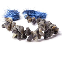 6x4-15x9mm Iolite Beads Tumbled Top Drilled Nugget 8 inch 50 pcs (ONLINE ORDER ONLY)