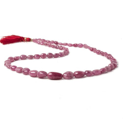 6x4-16x9mm Burmese Ruby plain nugget beads 19.5 inch 59 pieces (ONLINE ORDER ONLY)