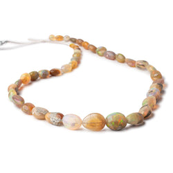 6x4-17x13mm Golden Ethiopian Opal Plain Nugget Beads 20 inch 42 pieces AA (ONLINE ORDER ONLY)