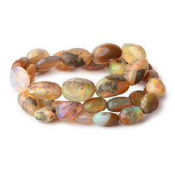 6x4-17x13mm Golden Ethiopian Opal Plain Nugget Beads 20 inch 42 pieces AA (ONLINE ORDER ONLY)