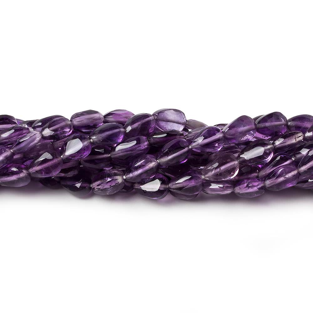 6x4-7x4mm Shaded Amethyst straight drilled faceted pears 14 inch 55 beads (ONLINE ORDER ONLY)