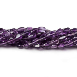6x4-7x4mm Shaded Amethyst straight drilled faceted pears 14 inch 55 beads (ONLINE ORDER ONLY)