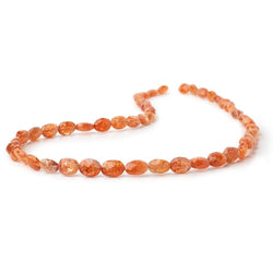 6x4-8.5x6mm Sunstone Faceted Oval Beads 16 inch 53 pieces AAA (ONLINE ORDER ONLY)