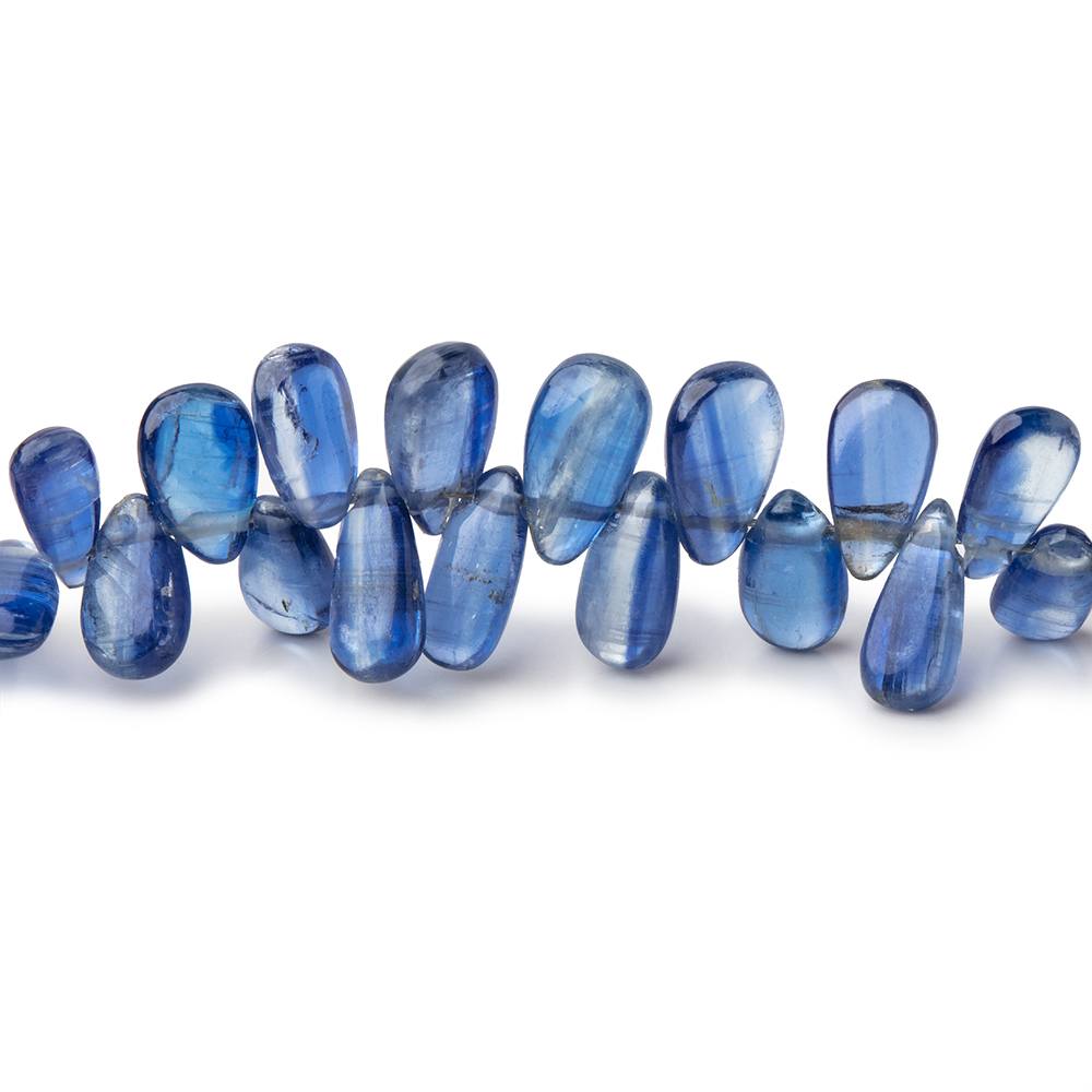 6x4-8x4mm Kyanite Plain Pear Beads 7 inch 68 pieces AA (ONLINE ORDER ONLY)