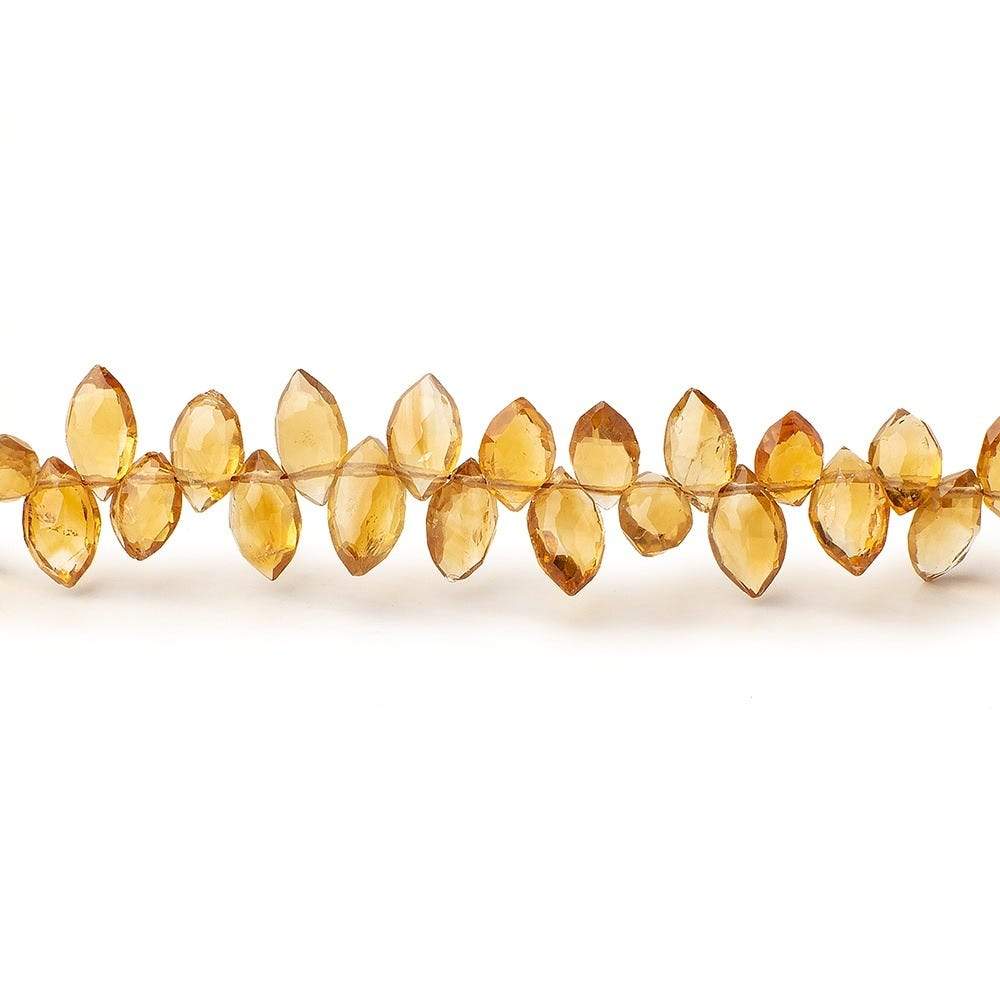 6x4-8x4mm Madeira Citrine Faceted Marquise Beads 8.5 inch 75 pieces (ONLINE ORDER ONLY)
