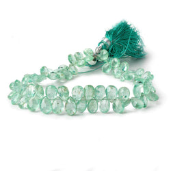 6x4-9x5mm Colombian Emerald Faceted Pears 7.75 inch 68 beads AAA (ONLINE ORDER ONLY)