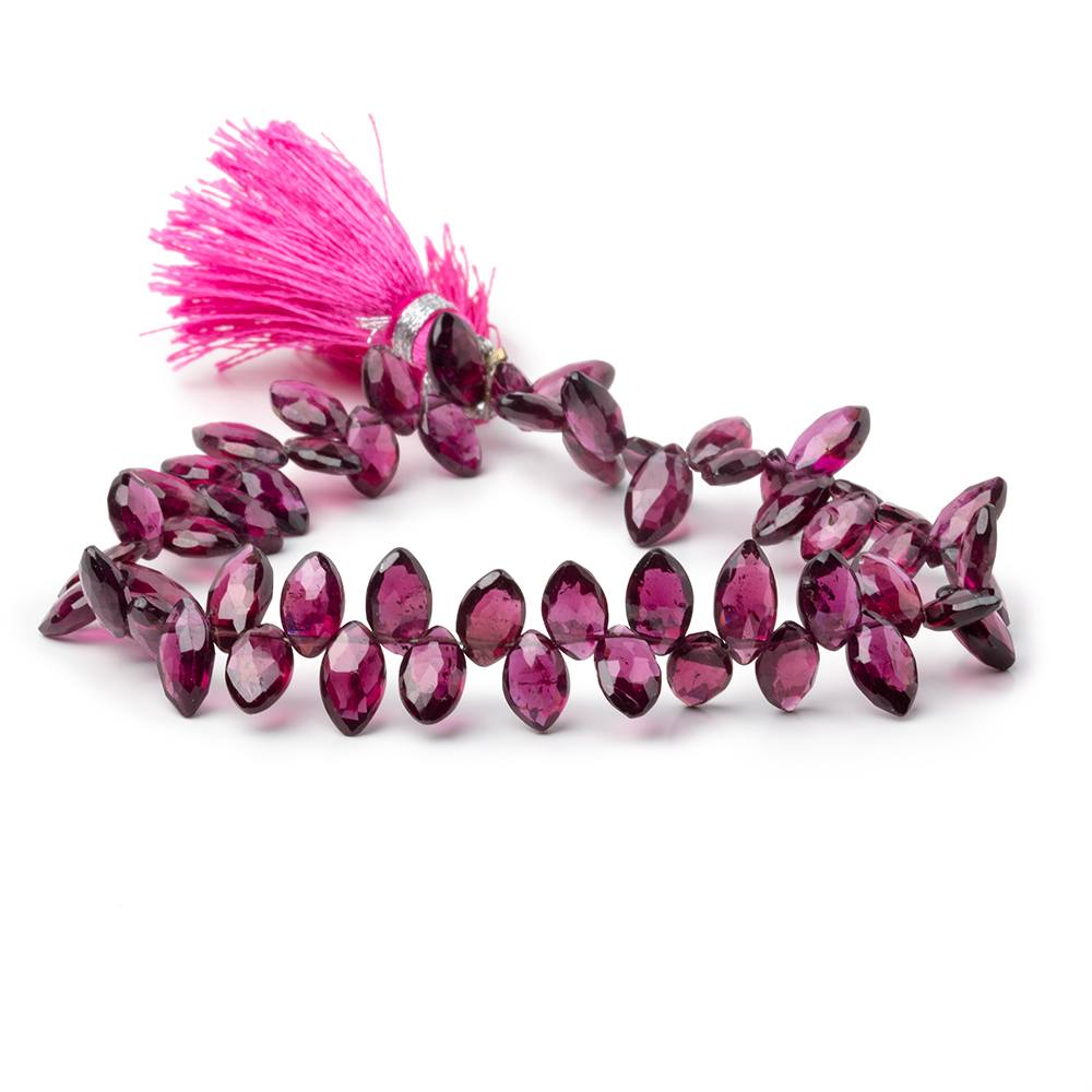 6x4-9x5mm Purple Garnet Faceted Marquise Beads 8 inch 54 pieces AA (ONLINE ORDER ONLY)