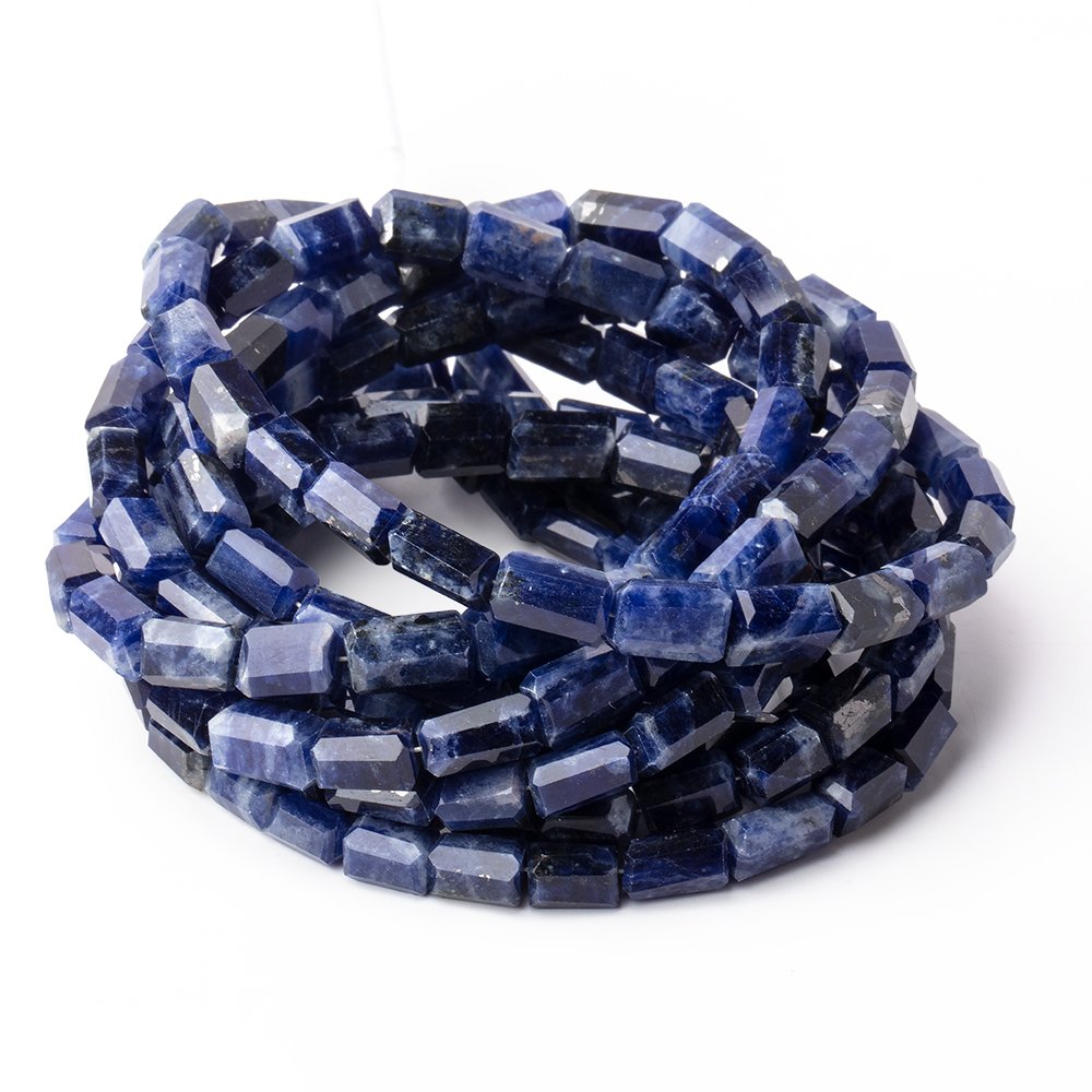 6x4-9x5mm Sodalite Faceted Nugget Beads 18 inch 63 pieces (ONLINE ORDER ONLY)