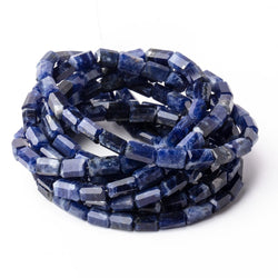 6x4-9x5mm Sodalite Faceted Nugget Beads 18 inch 63 pieces (ONLINE ORDER ONLY)