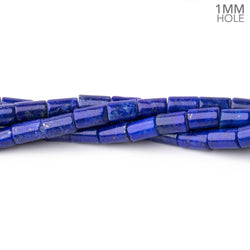 6x4mm Lapis Lazuli Plain Tube Beads 16 inch 65 pieces AA (ONLINE ORDER ONLY)