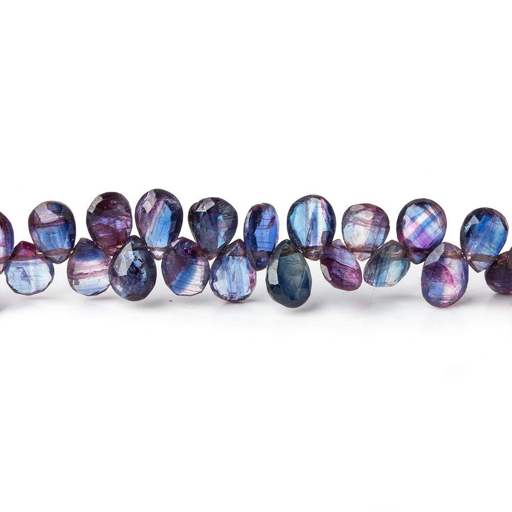 6x4mm Mystic Kyanite Faceted Pear Beads 8 inch 80 pieces (ONLINE ORDER ONLY)