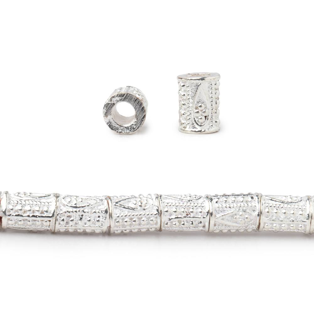 6x4mm Teardrop Design Tube Beads 8 inch 33 pieces (ONLINE ORDER ONLY)