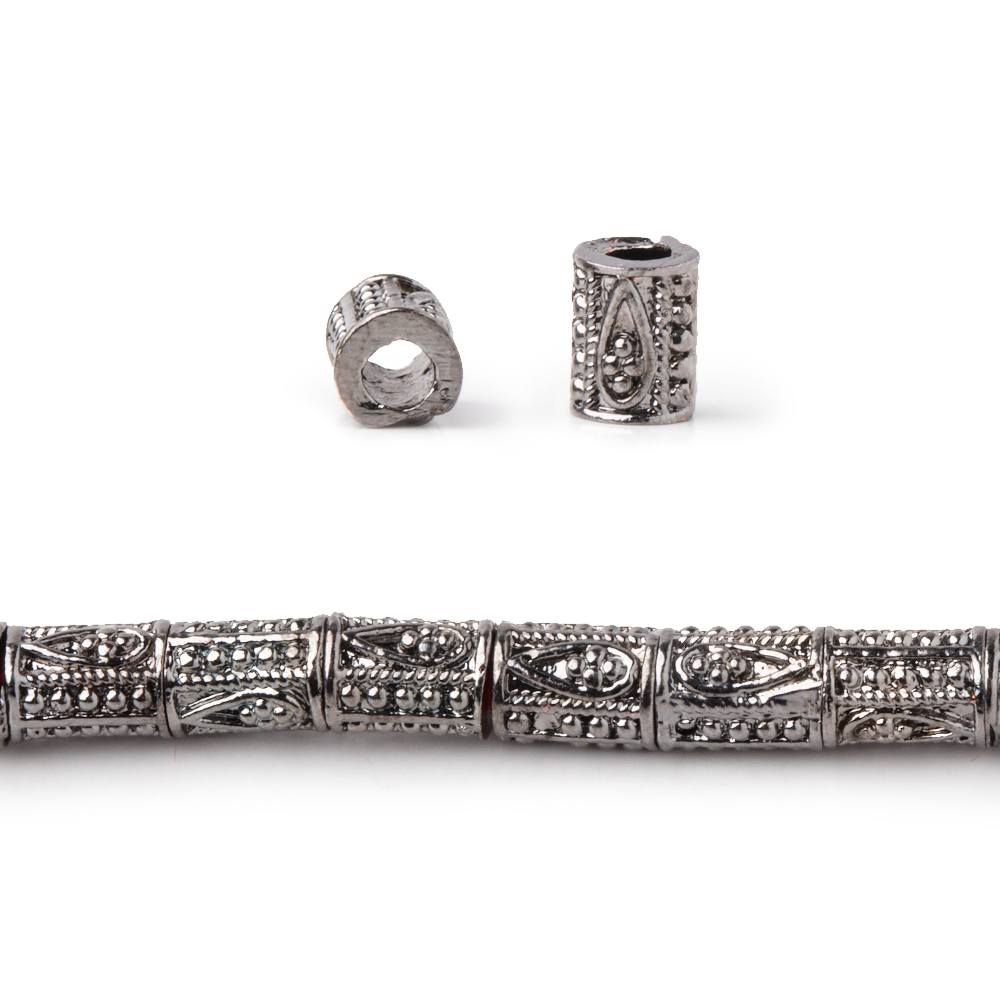 6x4mm Teardrop Design Tube Beads 8 inch 33 pieces (ONLINE ORDER ONLY)