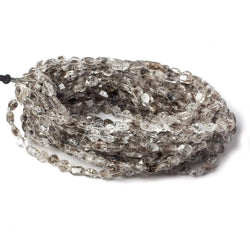 6x4x3mm Double Terminated Quartz Beads Natural Crystals 16 inch 64 pieces (ONLINE ORDER ONLY)