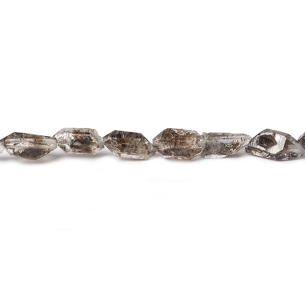 6x4x3mm Double Terminated Quartz Beads Natural Crystals 16 inch 64 pieces (ONLINE ORDER ONLY)