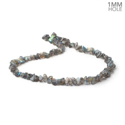 6x5-10x4mm Labradorite Plain Nugget 16 inch 78 Beads 1mm Hole (ONLINE ORDER ONLY)